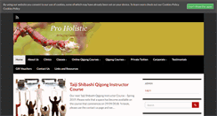 Desktop Screenshot of pro-holistic.co.uk